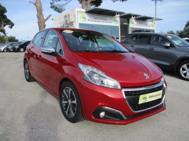 Peugeot 208 5 Χρόνια εγγύηση ALLURE 110HP Μπορντό 2018